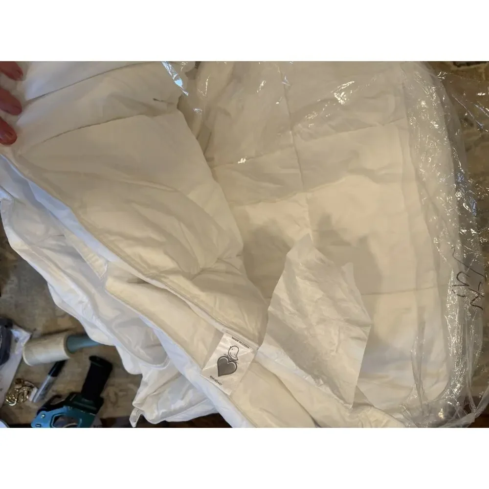 IEnjoy Home White Down Alternative King/cal Down Alternative Comforter NEW